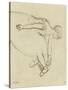 Danseuse en quatrième position-Edgar Degas-Stretched Canvas