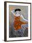 Danseuse in Burnt Orange, 2016-Susan Adams-Framed Giclee Print