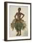 Danseuse Makere (Bambili), from Dessins Et Peintures D'afrique, Executes Au Cours De L'expedition C-Alexander Yakovlev-Framed Giclee Print