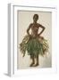 Danseuse Makere (Bambili), from Dessins Et Peintures D'afrique, Executes Au Cours De L'expedition C-Alexander Yakovlev-Framed Giclee Print