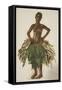 Danseuse Makere (Bambili), from Dessins Et Peintures D'afrique, Executes Au Cours De L'expedition C-Alexander Yakovlev-Framed Stretched Canvas