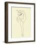 Danseuse Nue-Auguste Rodin-Framed Serigraph