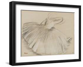 Danseuse penchée en avant-Edgar Degas-Framed Premium Giclee Print