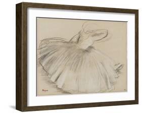 Danseuse penchée en avant-Edgar Degas-Framed Giclee Print