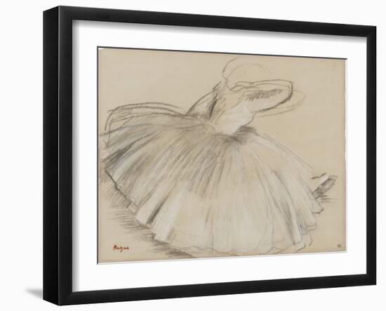 Danseuse penchée en avant-Edgar Degas-Framed Giclee Print