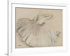 Danseuse penchée en avant-Edgar Degas-Framed Giclee Print