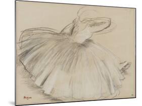 Danseuse penchée en avant-Edgar Degas-Mounted Giclee Print
