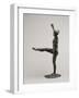 Danseuse, position de quatrième devant sur la jambe gauche, première étude-Edgar Degas-Framed Giclee Print