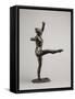 Danseuse, position de quatrième devant sur la jambe gauche, première étude-Edgar Degas-Framed Stretched Canvas