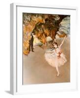 Danseuse-Edgar Degas-Framed Art Print