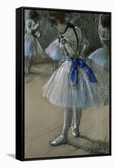 Danseuse-Edgar Degas-Framed Stretched Canvas