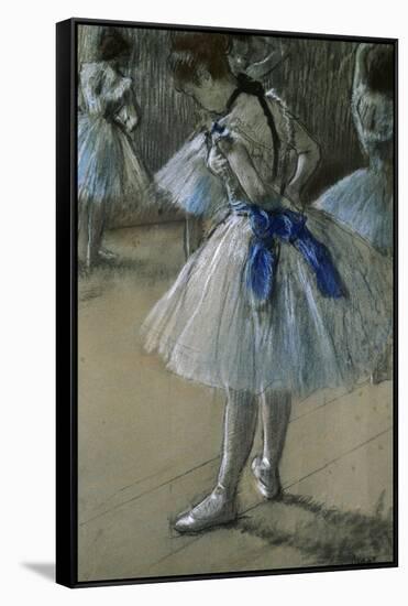 Danseuse-Edgar Degas-Framed Stretched Canvas