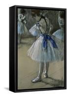 Danseuse-Edgar Degas-Framed Stretched Canvas