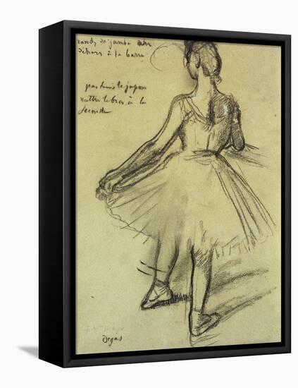 Danseuse-Edgar Degas-Framed Stretched Canvas