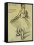 Danseuse-Edgar Degas-Framed Stretched Canvas