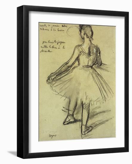 Danseuse-Edgar Degas-Framed Giclee Print