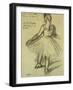 Danseuse-Edgar Degas-Framed Giclee Print