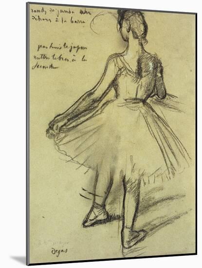 Danseuse-Edgar Degas-Mounted Giclee Print