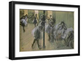 Danseuses En Repetition-Edgar Degas-Framed Giclee Print