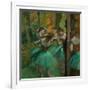 Danseuses en rose et vert-Pink and green dancers, around 1890. Canvas,82,2 x 75,6 cm.-Edgar Degas-Framed Giclee Print