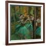 Danseuses en rose et vert-Pink and green dancers, around 1890. Canvas,82,2 x 75,6 cm.-Edgar Degas-Framed Giclee Print