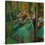 Danseuses en rose et vert-Pink and green dancers, around 1890. Canvas,82,2 x 75,6 cm.-Edgar Degas-Stretched Canvas
