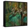 Danseuses en rose et vert-Pink and green dancers, around 1890. Canvas,82,2 x 75,6 cm.-Edgar Degas-Framed Stretched Canvas