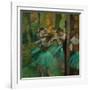 Danseuses en rose et vert-Pink and green dancers, around 1890. Canvas,82,2 x 75,6 cm.-Edgar Degas-Framed Giclee Print