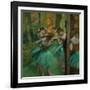 Danseuses en rose et vert-Pink and green dancers, around 1890. Canvas,82,2 x 75,6 cm.-Edgar Degas-Framed Giclee Print