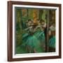 Danseuses en rose et vert-Pink and green dancers, around 1890. Canvas,82,2 x 75,6 cm.-Edgar Degas-Framed Giclee Print