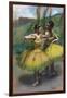 Danseuses Jupes Jaunes (Deux Danseuses En Jaun)-Edgar Degas-Framed Giclee Print