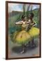 Danseuses Jupes Jaunes (Deux Danseuses En Jaun)-Edgar Degas-Framed Giclee Print