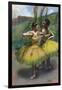 Danseuses Jupes Jaunes (Deux Danseuses En Jaun)-Edgar Degas-Framed Giclee Print