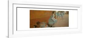 Danseuses montant un escalier-dancers mounting a staircase, around 1886-1888 Canvas,39 x 89,5 cm-EDGAR DEGAS-Framed Giclee Print