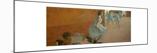 Danseuses montant un escalier-dancers mounting a staircase, around 1886-1888 Canvas,39 x 89,5 cm-EDGAR DEGAS-Mounted Giclee Print