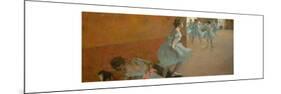 Danseuses montant un escalier-dancers mounting a staircase, around 1886-1888 Canvas,39 x 89,5 cm-EDGAR DEGAS-Mounted Giclee Print