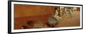 Danseuses Montant un Escalier-Edgar Degas-Framed Giclee Print