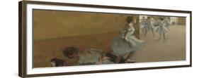 Danseuses montant un escalier-Edgar Degas-Framed Premium Giclee Print