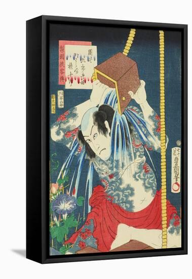Danshichi Kurobei-Utagawa Kunisada-Framed Stretched Canvas