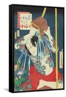 Danshichi Kurobei-Utagawa Kunisada-Framed Stretched Canvas