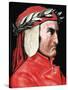 Dante Alighieri (1265-1321). Italian Poet by Pannemaker-Prisma Archivo-Stretched Canvas