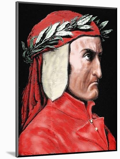 Dante Alighieri (1265-1321). Italian Poet by Pannemaker-Prisma Archivo-Mounted Photographic Print