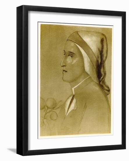 Dante Alighieri, 1884-90-null-Framed Giclee Print