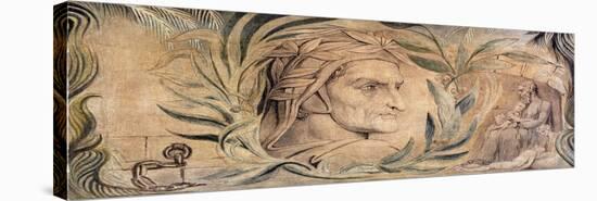 Dante Alighieri, C.1800-03-William Blake-Stretched Canvas