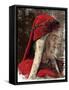 Dante Alighieri (Illustration)-Alessandro Lonati-Framed Stretched Canvas