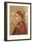 Dante Alighieri in Florentine Hat-null-Framed Art Print