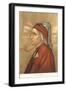 Dante Alighieri in Florentine Hat-null-Framed Art Print