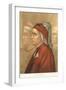 Dante Alighieri in Florentine Hat-null-Framed Art Print