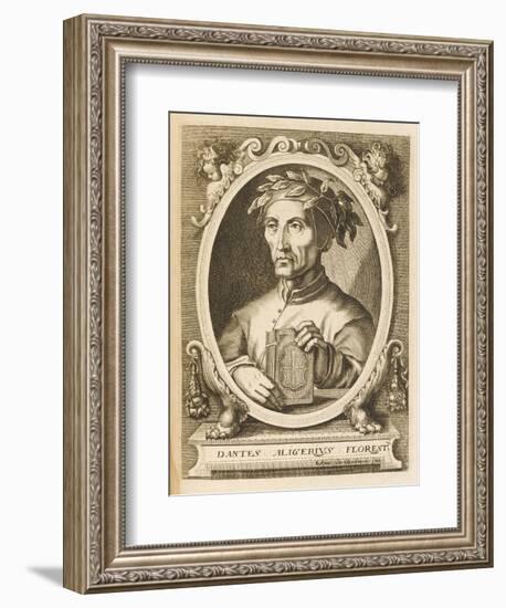 Dante Alighieri Italian Writer-Esme De Boulonois-Framed Art Print