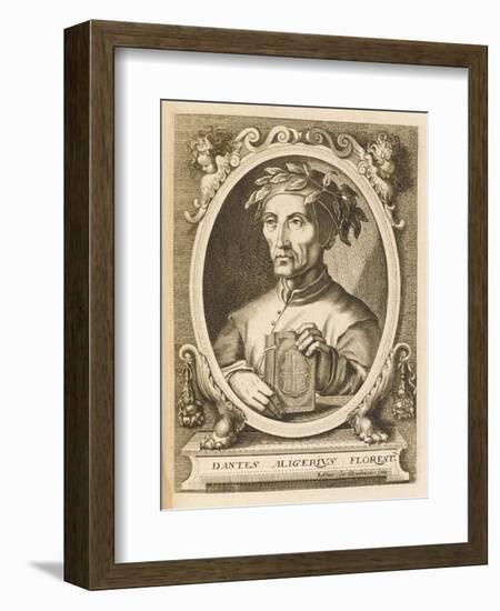 Dante Alighieri Italian Writer-Esme De Boulonois-Framed Art Print